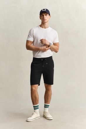 GANT Men Shield Sweat Shorts (XXXL) BLACK