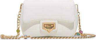 Aldo Bbellagemmx Faux Leather Crossbody Bag in Other White at Nordstrom