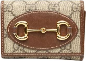 Gucci Pre-owned Trifold Wallet in Tela Monogram - - Pre-owned - Donna - Beige - ONE SIZE