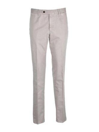 Incotex Classic Cotton Trousers - Beige