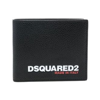 Dsquared2 Logo Print Folded Wallet - male - Dsquared2 - Wallets & Cardholders - Black - ONE SIZE - Accessories