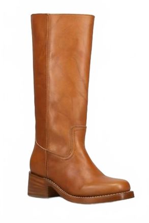 Frye Womens Campus 14L Heeled Boot In Saddle