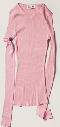 Miu Miu Scollo V Silk Ribs F.21