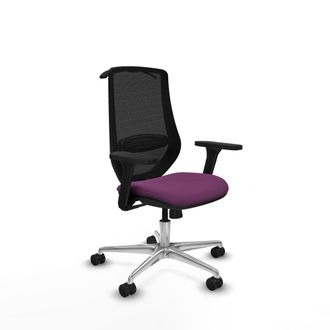Piqueras y Crespo Piqueras Y Crespo Mardos Silla De Oficina Violeta Ergon&oacute;mica