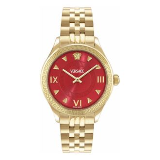 Versace Hellenyium Lady - Dames - Horloges - Rood - ONE Size - Accessoires