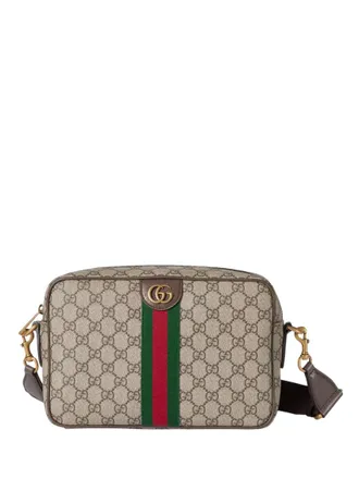 Gucci Beige Ophidia Medium Crossbody Bag