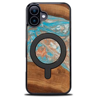 OEM Funda Bewood Unique Para Iphone 16 - Planetas - Saturno Con Magsafe