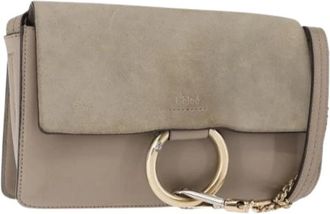 Chlo&eacute; Pre-owned Su&egrave;de Schoudertas - Dames - Vintage Schoudertas - Beige - ONE Size - Su&egrave;de - Vintage