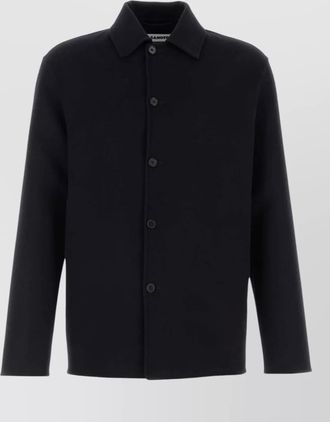 Jil Sander cashmere wool shirt jacket