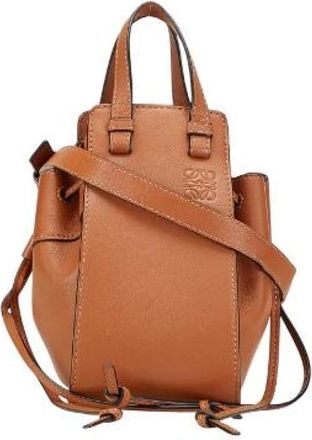 Loewe Pre-owned Handbags, female, Brown, Size: ONE SIZE Pre-owned Leather handbags