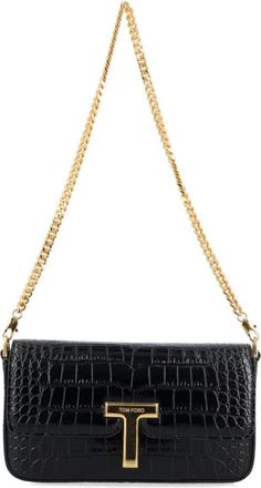 Tom Ford Mini Wallis Clutch Bag - Womens - Leather/Calf Leather