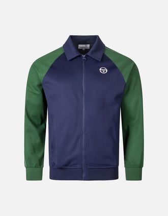 Sergio Tacchini Mens Sergio Tacchini Renshaw Track Top Maritime Blue/Eden - Size: XXL
