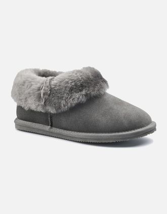 Hotter Womens Hug Womens Slipper Boots - Grey - Size: 6