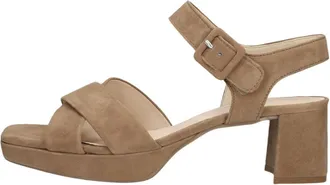Gabor Dames, Schoenen, Bruin, Maat: 37 1/2 EU Linnen