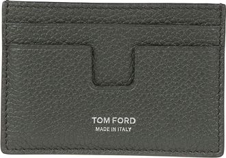 Tom Ford T Line Classic Textured Calfskin Cardholder