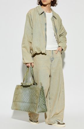 Misbhv Jeans With A vintage Effect, Mens, Blue