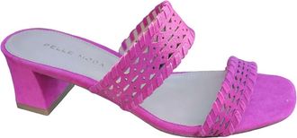 Pelle Moda Ralli Sandals In Magenta Kid Suede