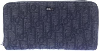 Dior Black Long Wallet (Bi-Fold) (Pre-Owned)