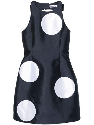 Vivetta Mikado mini dress - Blue