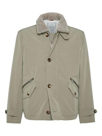 Brunello Cucinelli button-fastening jacket - Green