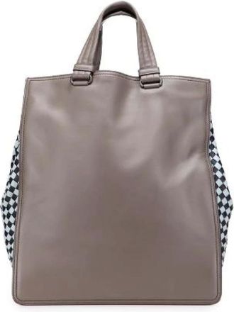 Bottega Veneta Pre-owned Handbags, female, Gray, Size: ONE SIZE Pre-owned Leather handbags