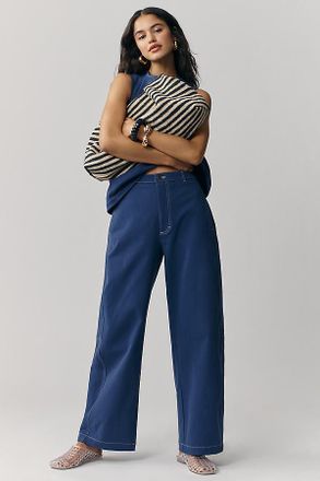 Maeve Curve Puddle Pants