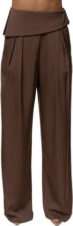 JLUXLABEL Executive Trousers in Chocolate at Nordstrom, Size X-Small 32