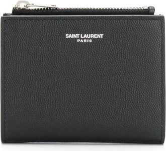 Saint Laurent Leather Credit Card Holder