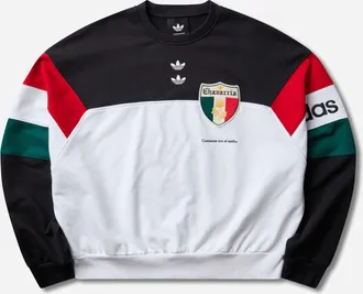 adidas Men s Willy Chavarria Chavarria Fleece Crewneck Sweatshirt Black