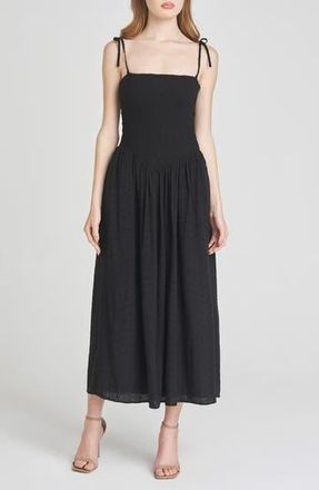 Wayf x Style by COCO! Melody Convertible Strapless Eyelet Dress in Black at Nordstrom Rack, Size X-Small