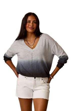 Carve Designs Georgie Sweater in Black Dip Dye at Nordstrom, Size Xx-Small