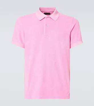 Tom Ford Cotton-blend terry polo shirt