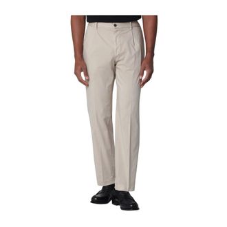 Santaniello Straight Trousers, male, Beige, Size: XL Biagio Trousers