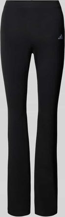 adidas Flared Leggings mit elastischem Bund in Black, Gr&ouml;&szlig;e XS