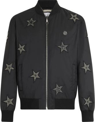 Philipp Plein Bomber Jacket Stars - Heren - Bomber jackets - Zwart - XL - Jassen