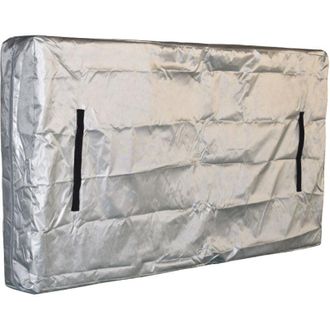 OEM Fundas Para Colchones Para Mudanzas Y Almacenamiento, Bolsa De Lona Reutilizable De Alta Resistencia Con Asas Y Cremallera Robusta (plateada, 196 X 38