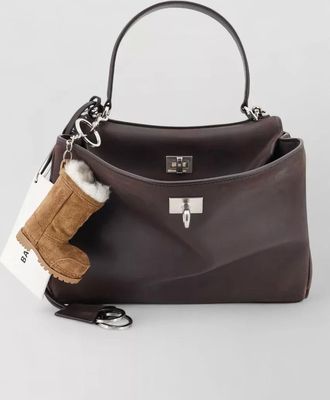 Balenciaga rodeo s leather crossbody shoulder bag