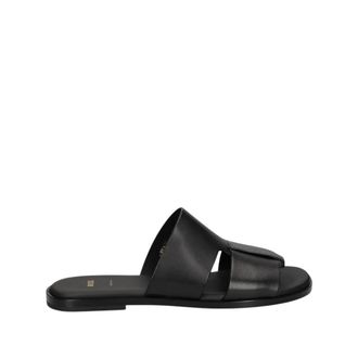 HUGO BOSS Kael Slide - Heren - Sandalen - Zwart - 41 EU - Leer - Schoenen