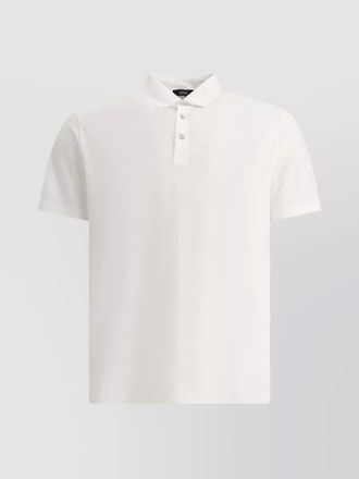 Herno short sleeve shirt with polo collar