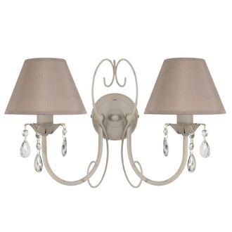 Tosel Aplique 25cm vidrio taupe