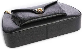 Coccinelle Womens Handbag Black Genuine Leather