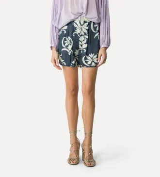 Forte_Forte Lily Bermuda Shorts In Blue Multi
