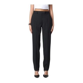 Calvin Klein Straight Trousers, female, Black, L, Straight Leg Dress Trousers