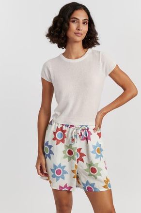 Chinti and Parker Air Pure Cashmere T-Shirt in Cream at Nordstrom, Size X-Large