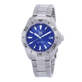 Tag Heuer Pre-owned Tag Heuer Aquaracer Blue Dial Mens Watch WBP1113.BA0000