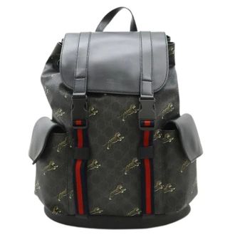 Gucci Pre-owned Backpacks, female, Black, Size: ONE SIZE Pre-owned Backpack