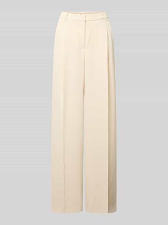 Vera Mont Stoffhose mit B&uuml;gelfalte in Hellgelb, Gr&ouml;&szlig;e 34