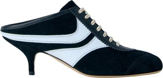 Dries Van Noten Sandaalhakken met Veters - Dames - Muiltjes - Zwart - 36 EU - Leer - Schoenen
