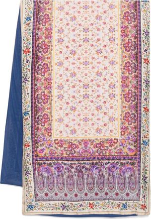 Pierre-Louis Mascia Sciarpa con stampa paisley Aloesta - Viola