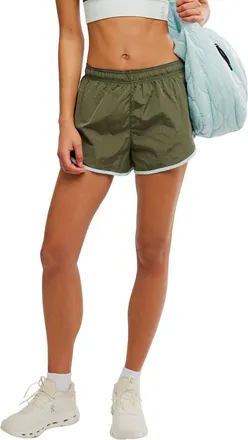 Free People FP Movement Now or Never Run Shorts in Ivy at Nordstrom, Size X-Large